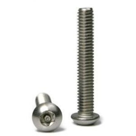 #10-24 x 1-1/4 in Torx Button Machine Screw, Plain 18-8 Stainless Steel, 2000 PK -  NEWPORT FASTENERS, 380015-BR-2000